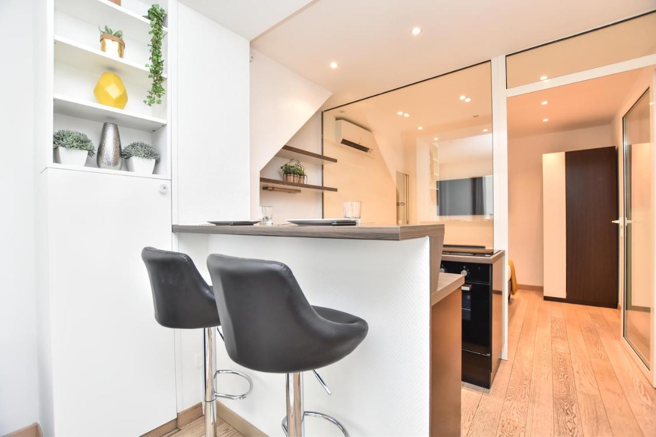 Charming 1Br-4P - Eiffel Tower - Trocadero Apartment Paris Bagian luar foto