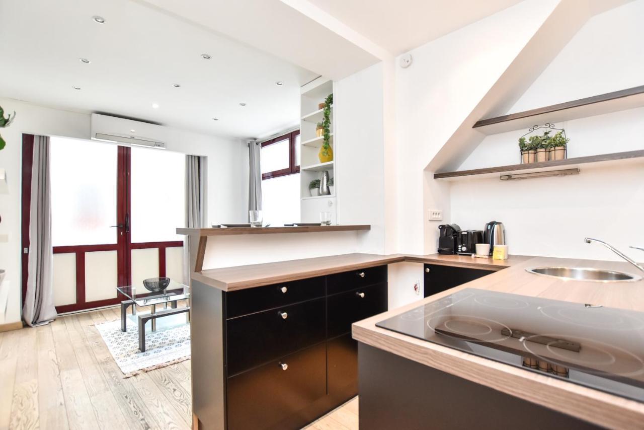Charming 1Br-4P - Eiffel Tower - Trocadero Apartment Paris Bagian luar foto