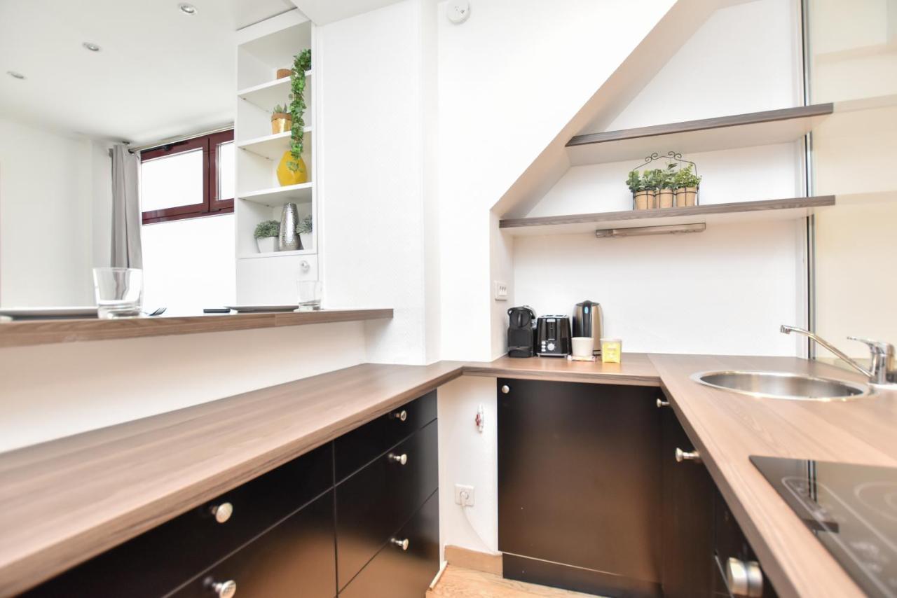 Charming 1Br-4P - Eiffel Tower - Trocadero Apartment Paris Bagian luar foto