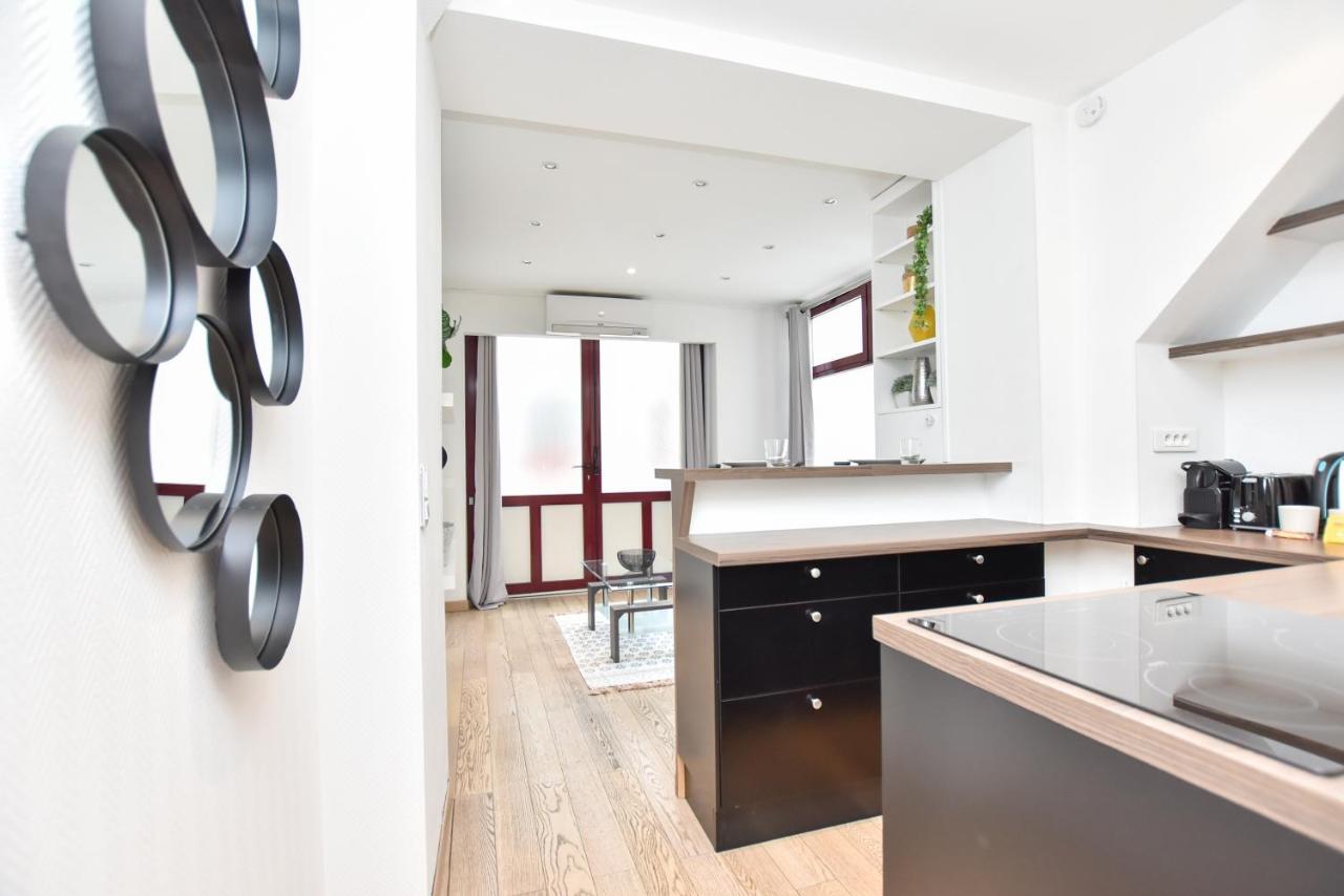 Charming 1Br-4P - Eiffel Tower - Trocadero Apartment Paris Bagian luar foto